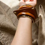Handcrafted Wooden Bangles Set for Women